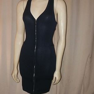 Sexy Party dress Navy Blue sherr back